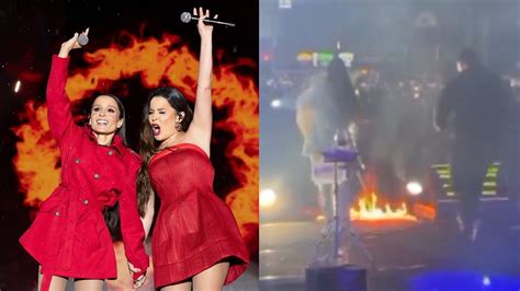 Maiara, dupla de Maraisa, apaga fogo no palco e surpreende .